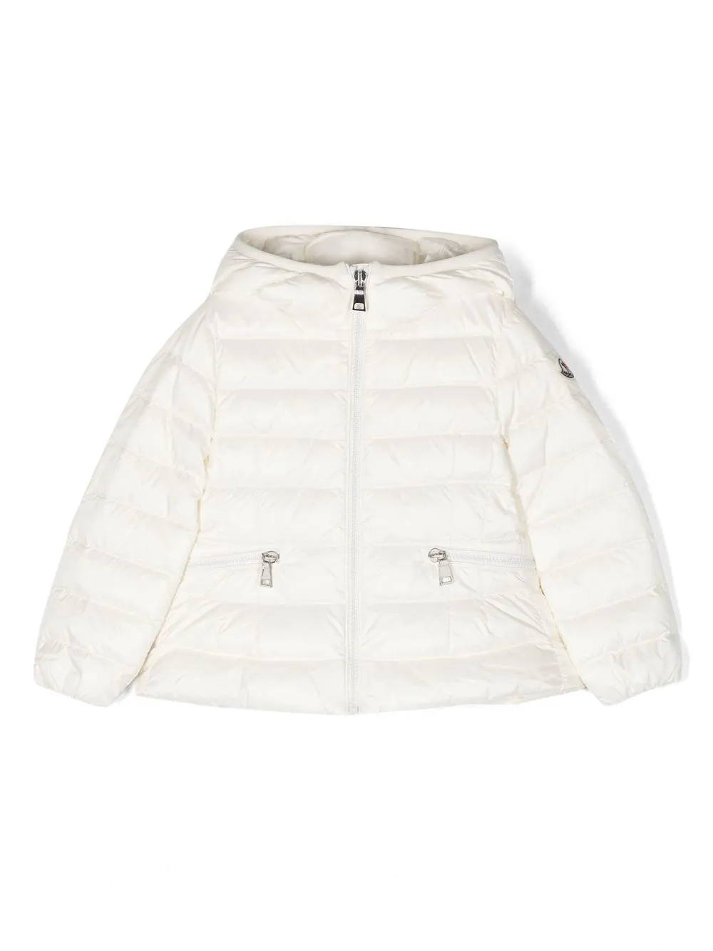 

Moncler Enfant padded hooded jacket - White