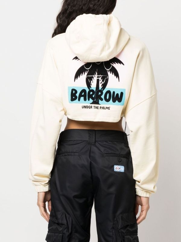 BARROW グラフィック クロップド パーカー - Farfetch