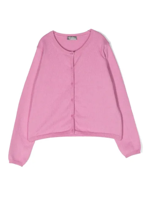 Il Gufo long-sleeve cotton cardigan