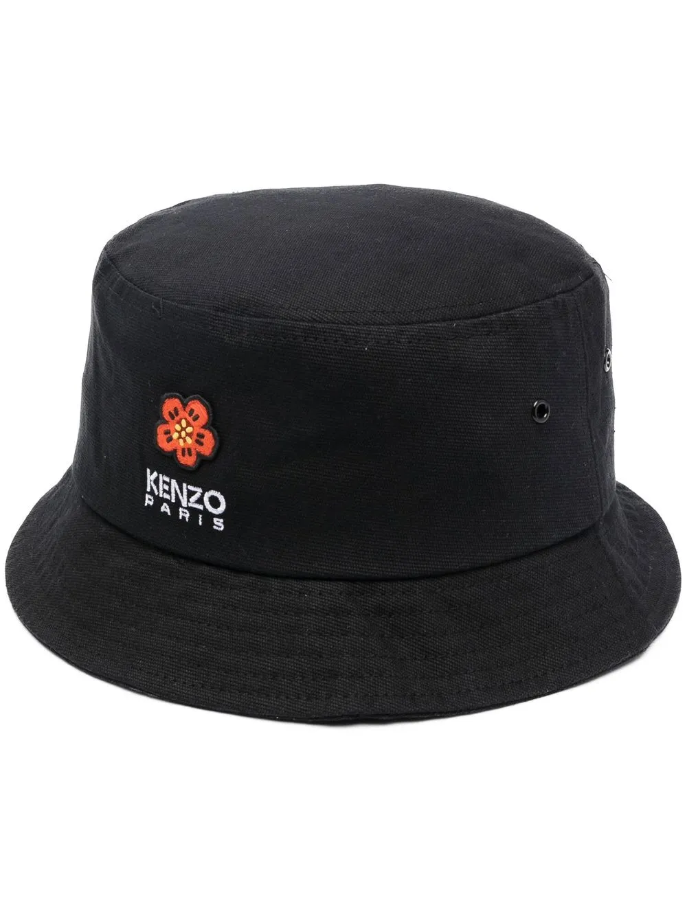 

Kenzo embroidered-logo bucket hat - Black