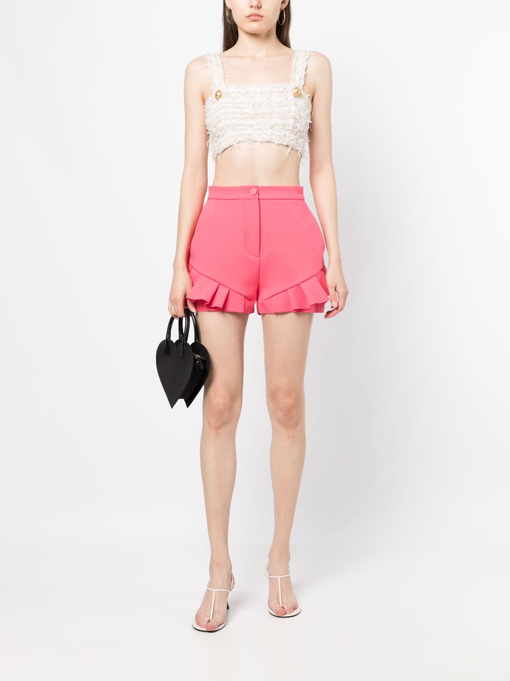 MSGM High waist shorts - Roze