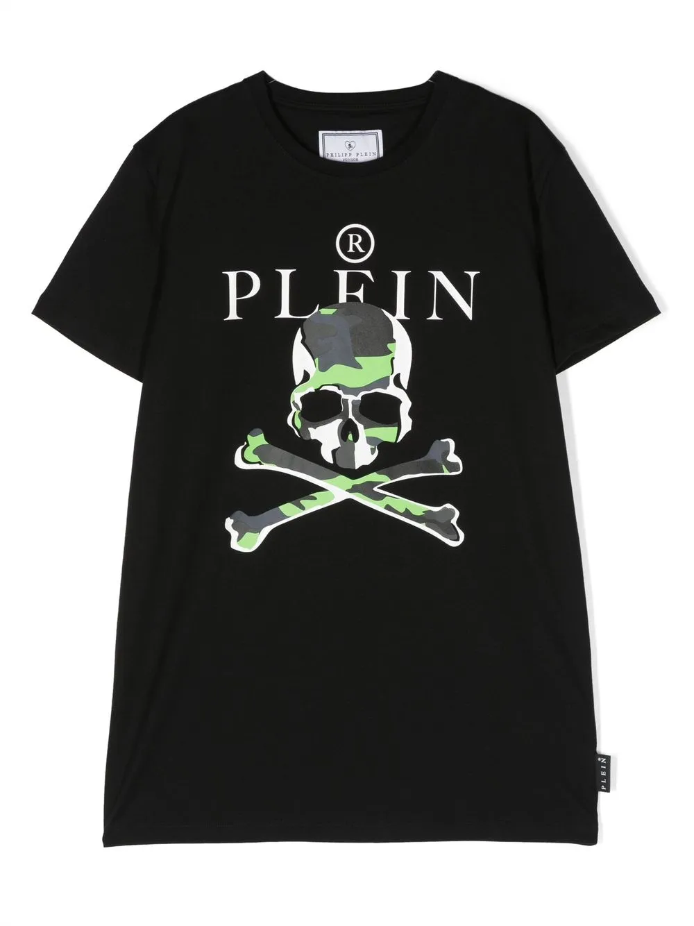 

Philipp Plein Junior playera manga corta con estampado gráfico - Negro