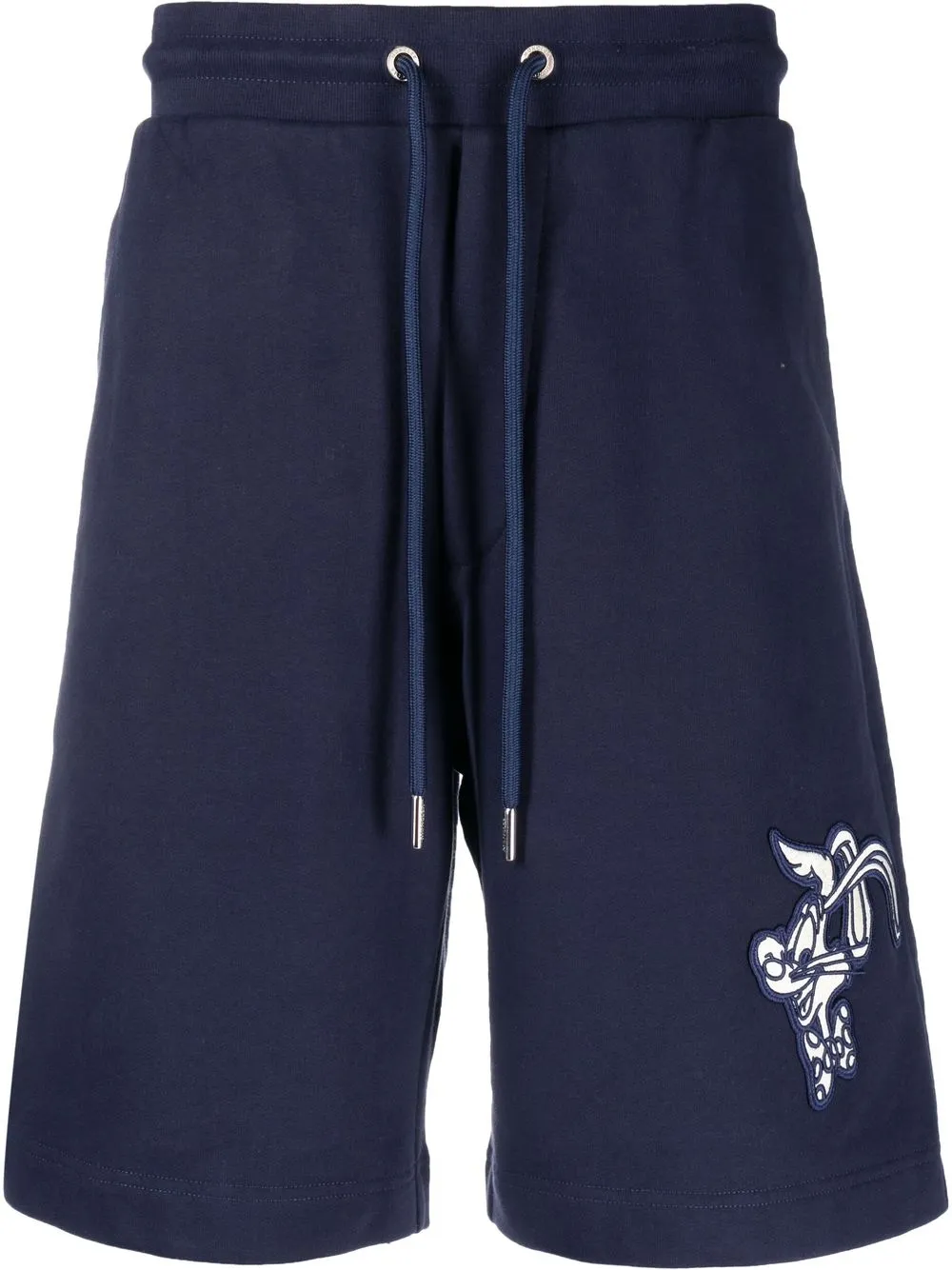 

Moncler shorts con parche de conejo - Azul