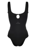 Moncler cut-out one-piece swimsuit - Black