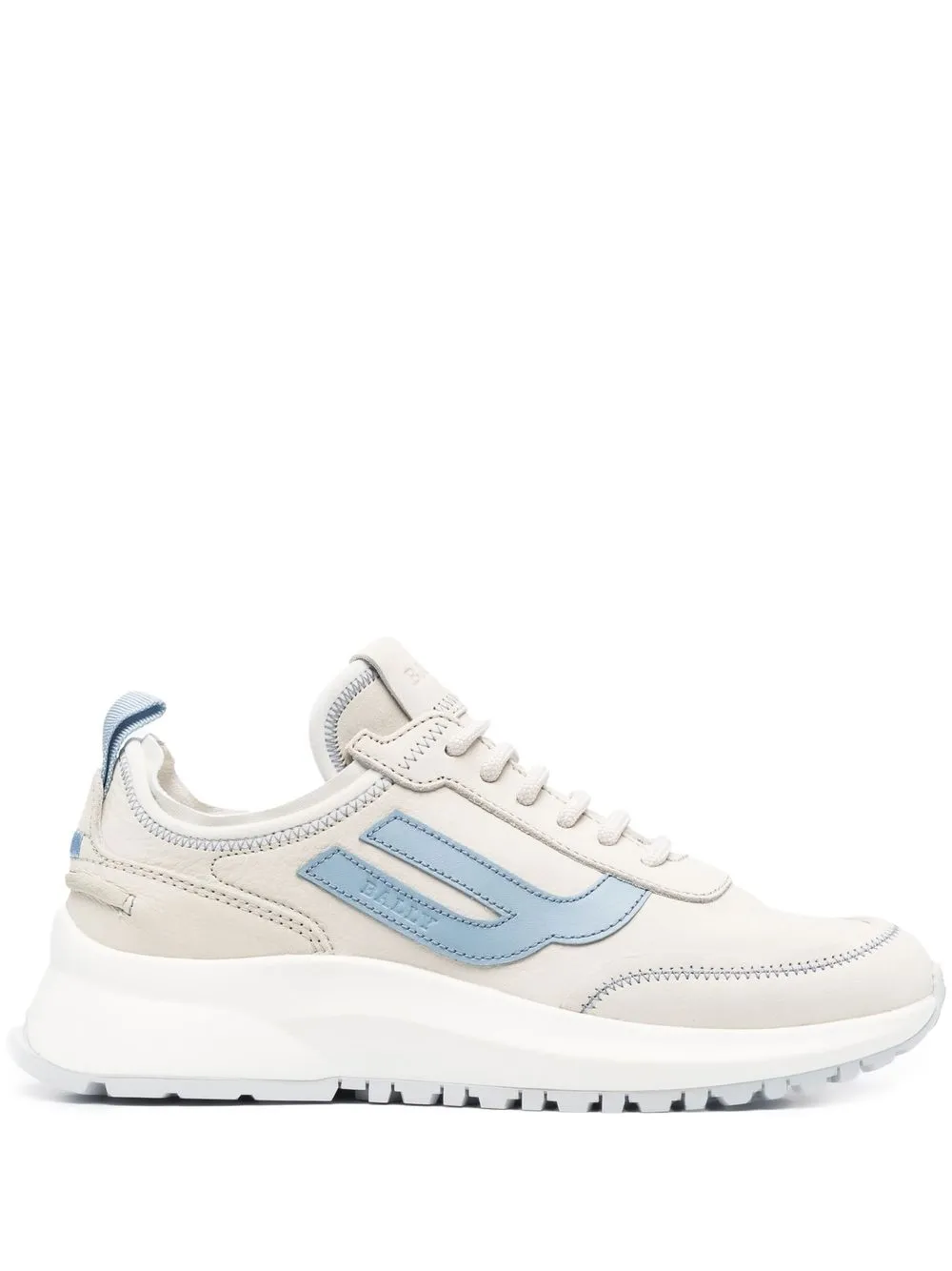 Bally Darys Lace-up Leather Sneakers In Neutrals