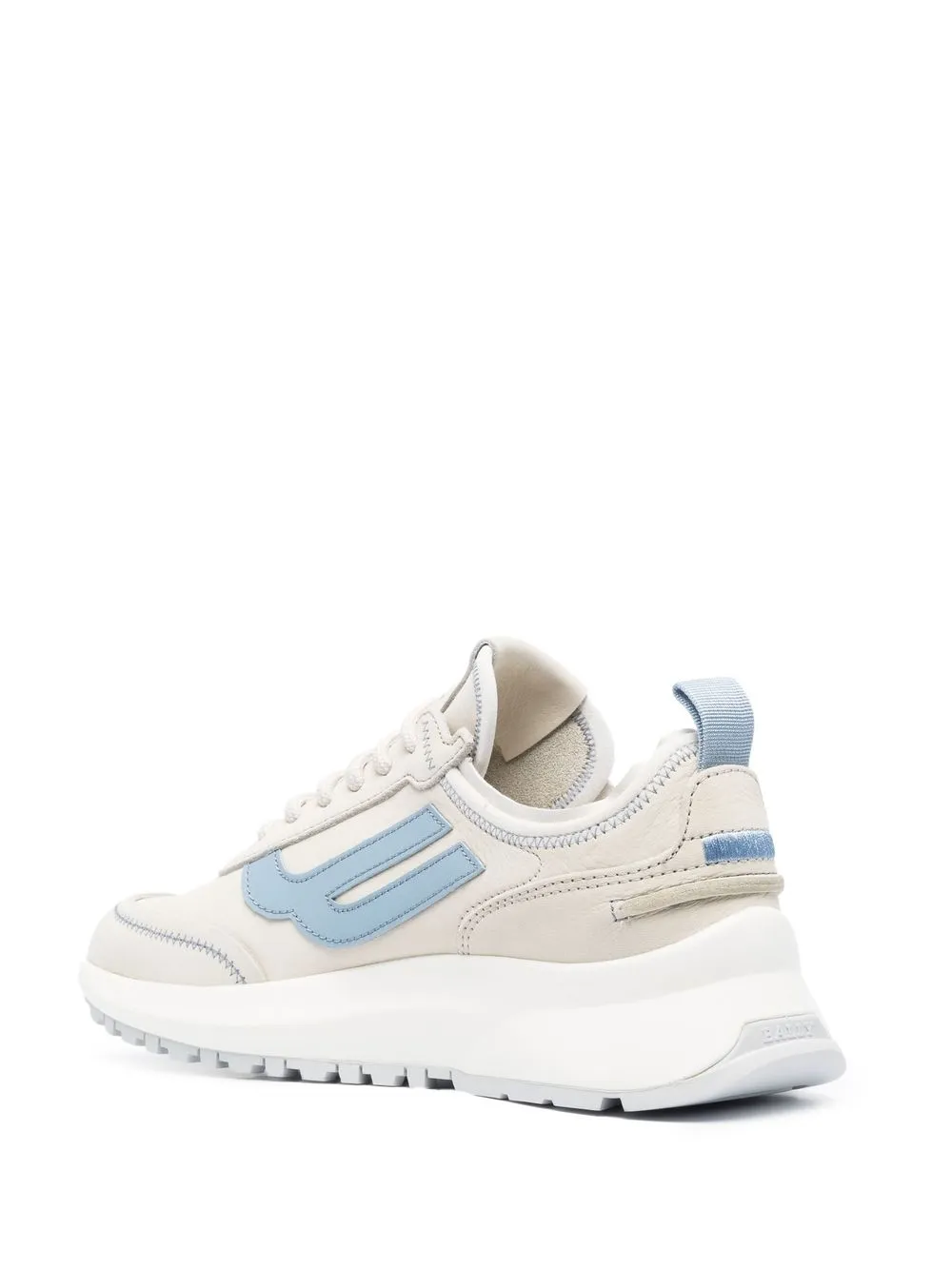 Bally Darys Lace-up Leather Sneakers In Nude