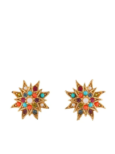 Susan Caplan Vintage x D'orlan 1980s crystal-embellished earrings