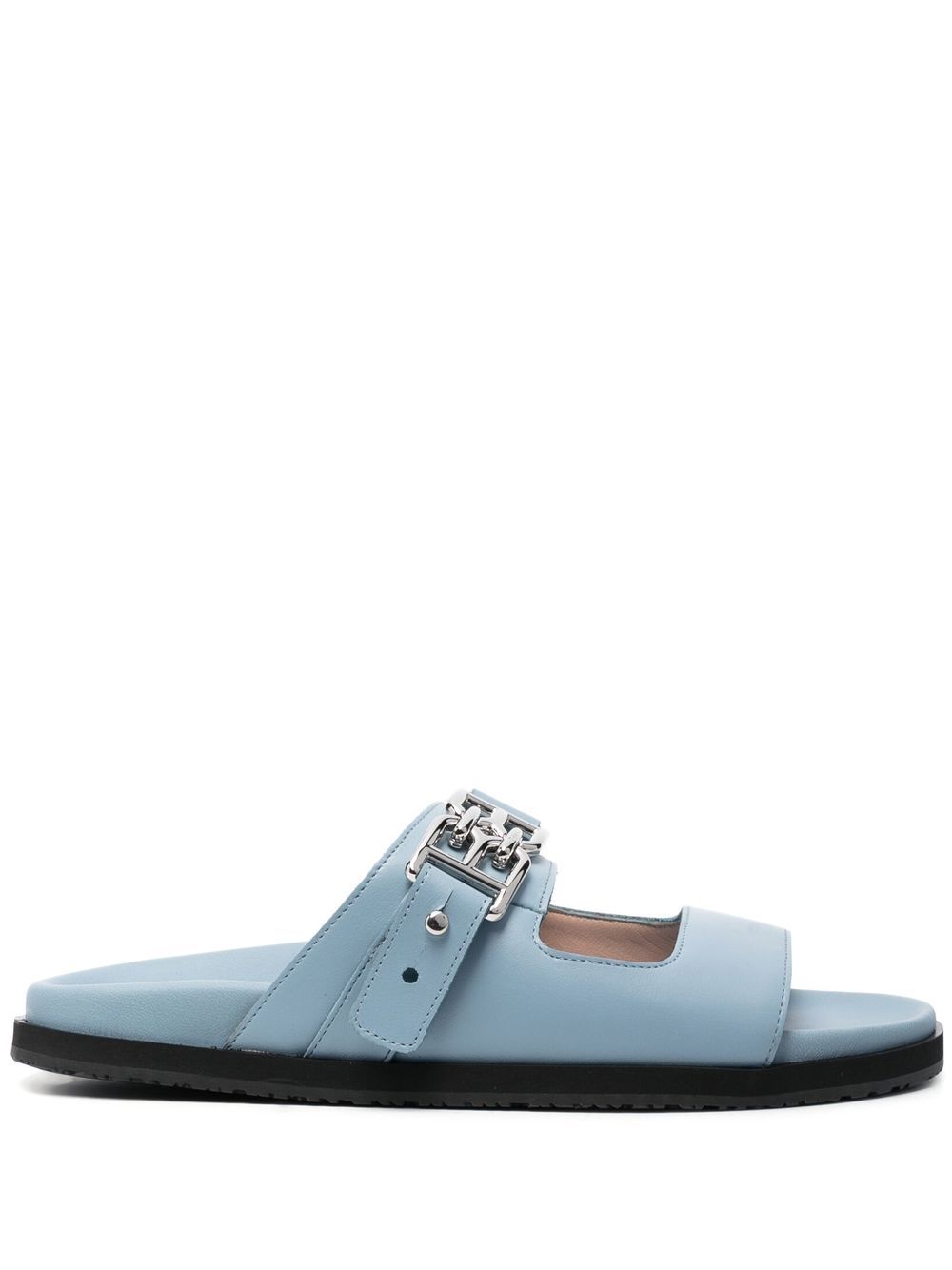 

Bally logo-plaque slide sandals - Blue