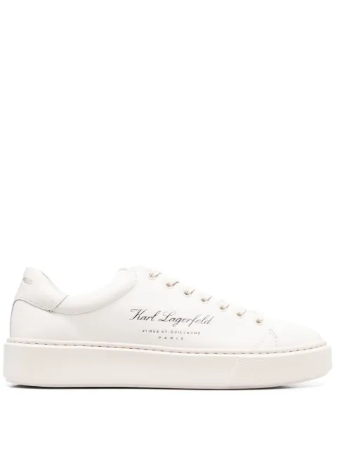 Karl Lagerfeld tenis bajos con agujetas