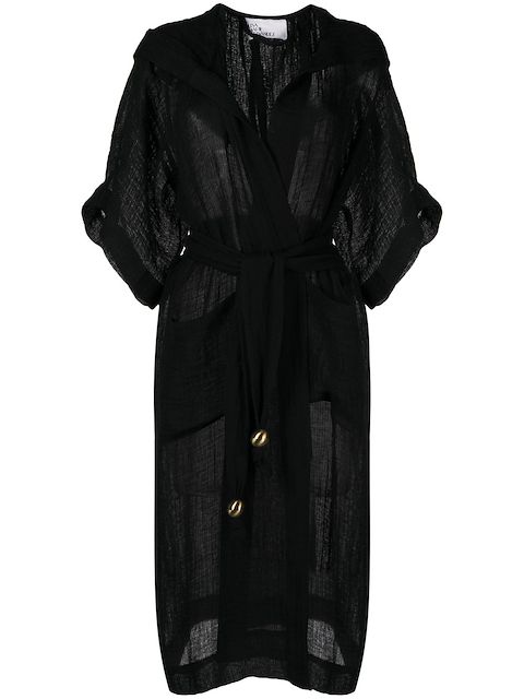 Lisa Marie Fernandez hooded swim robe