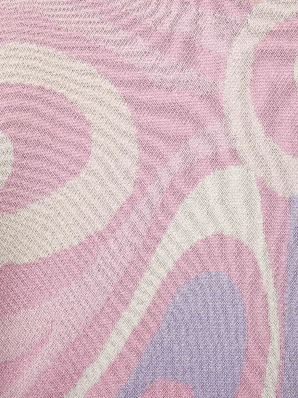 Shop Pucci Junior Marmo-intarsia Jumper In Pink