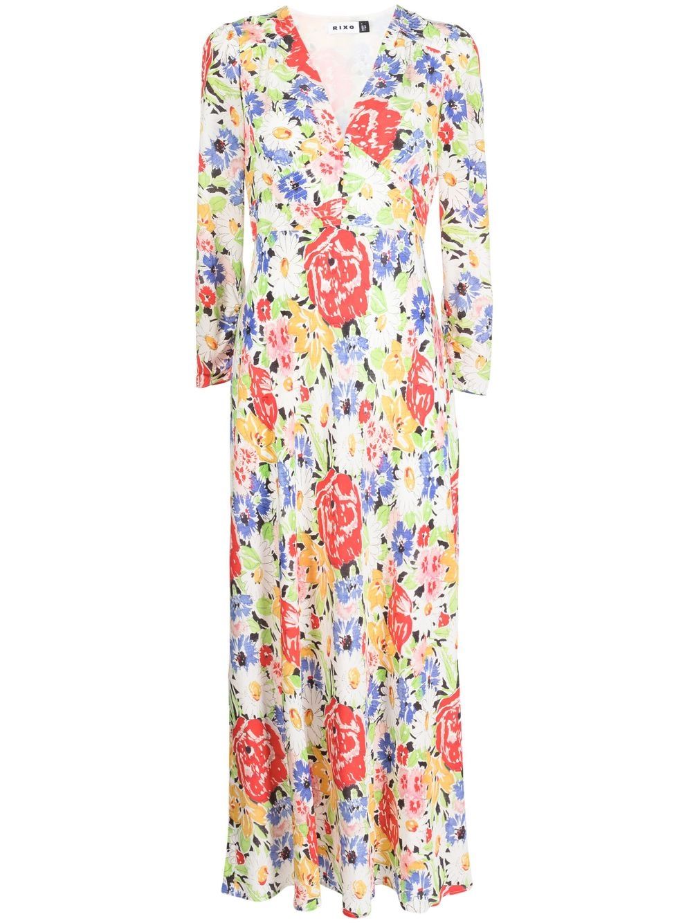 

Rixo Selma floral-print maxi dress - Multicolour