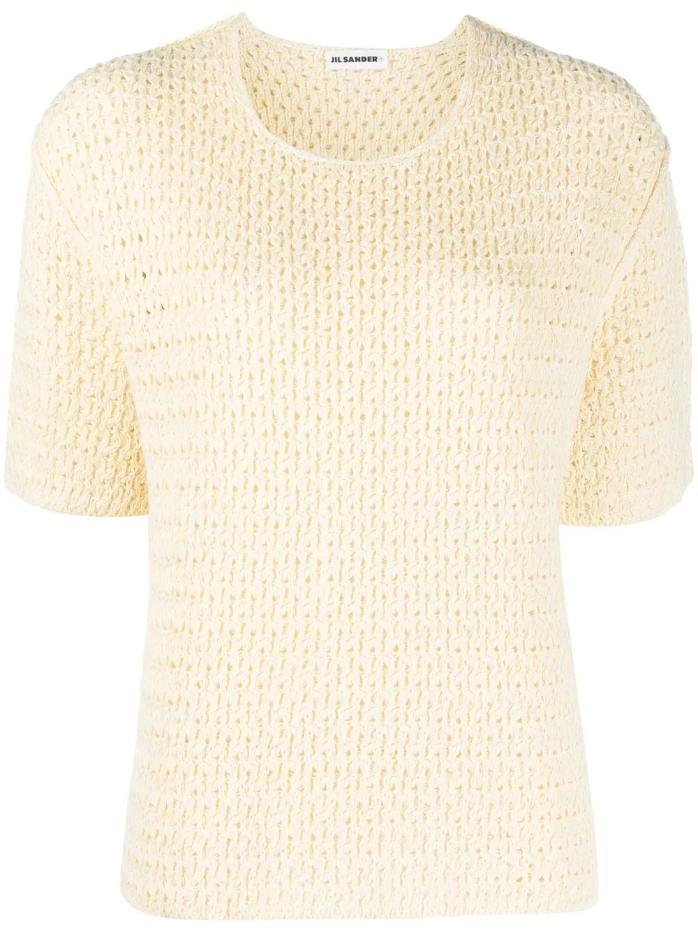 

Jil Sander knitted cotton top - Neutrals
