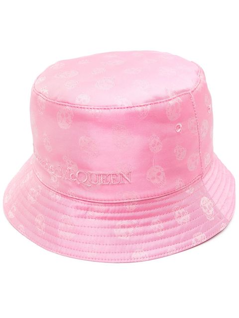 Alexander McQueen embroidered-logo bucket hat 