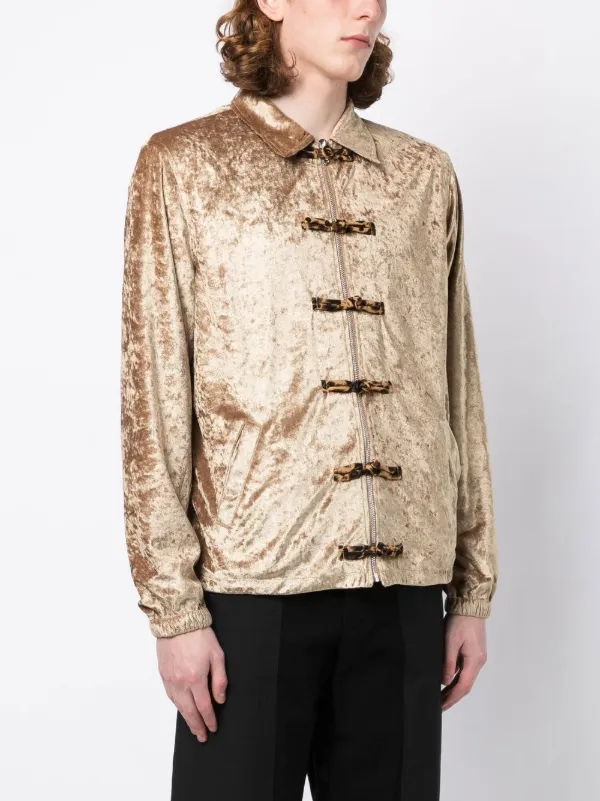 CLOT Reversible crushed-velvet Jacket - Farfetch