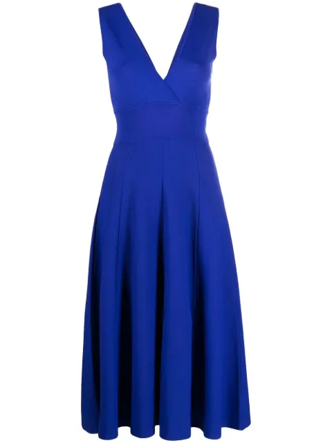 P.A.R.O.S.H. vestido midi con diseño plisado