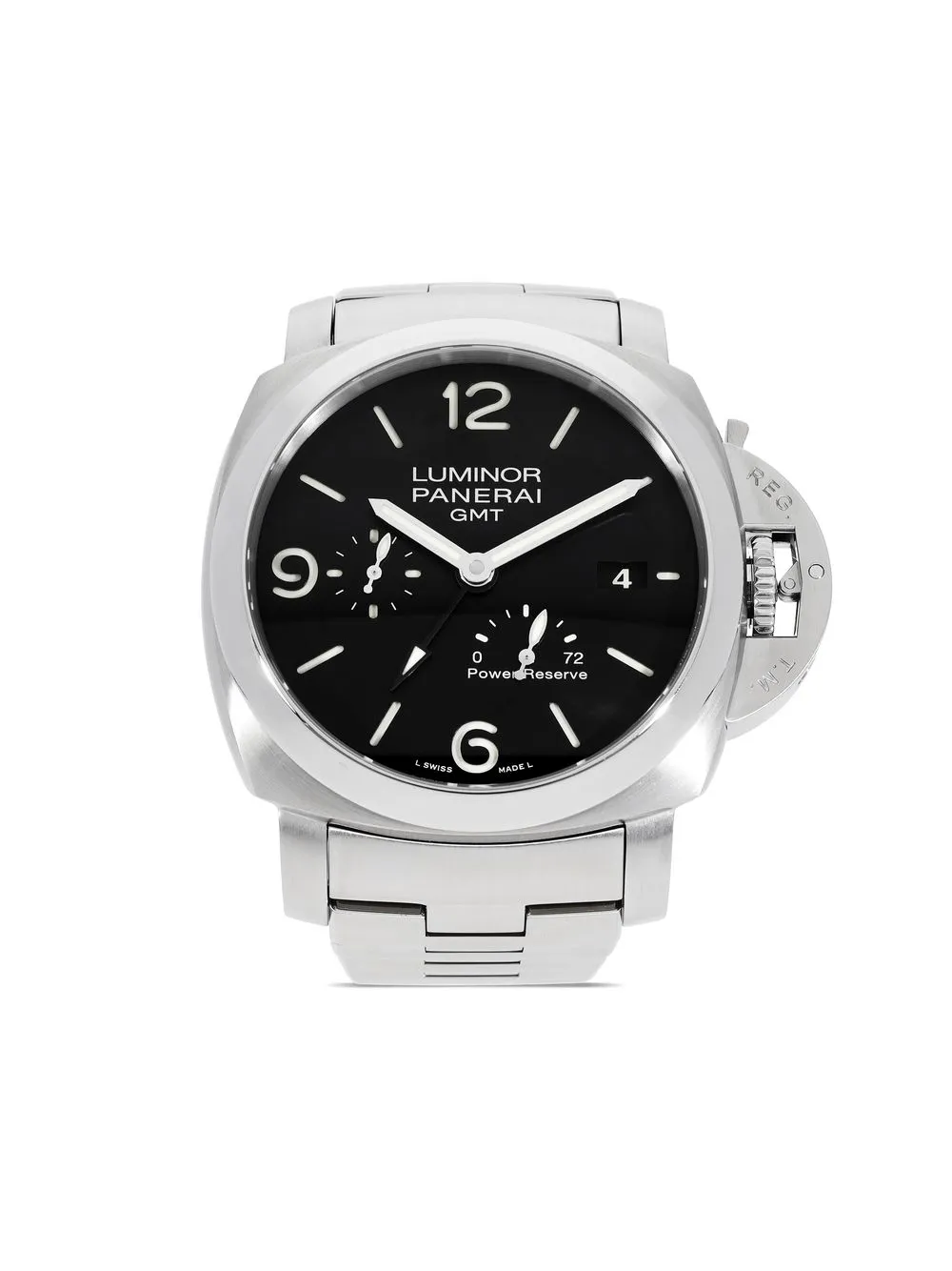 

Panerai 2012 pre-owned Luminor 1950 3 Days GMT 44mm - Black