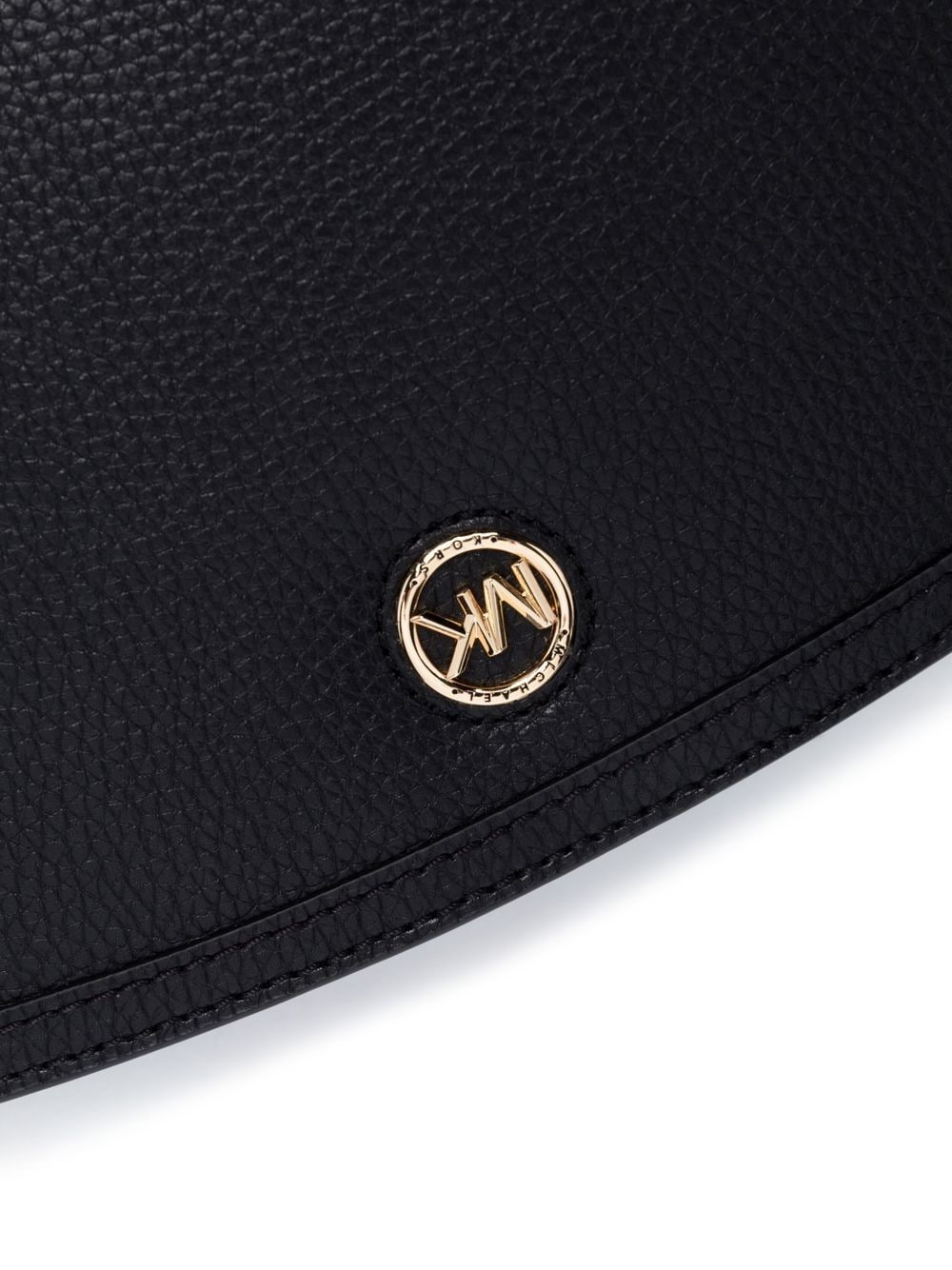 Shop Michael Michael Kors Logo Plaque Crossbody Bag In Black