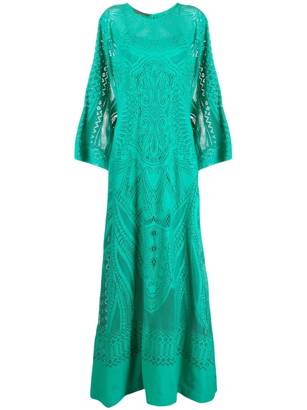 

Alberta Ferretti cut out-detail long-sleeved maxi dress - Green