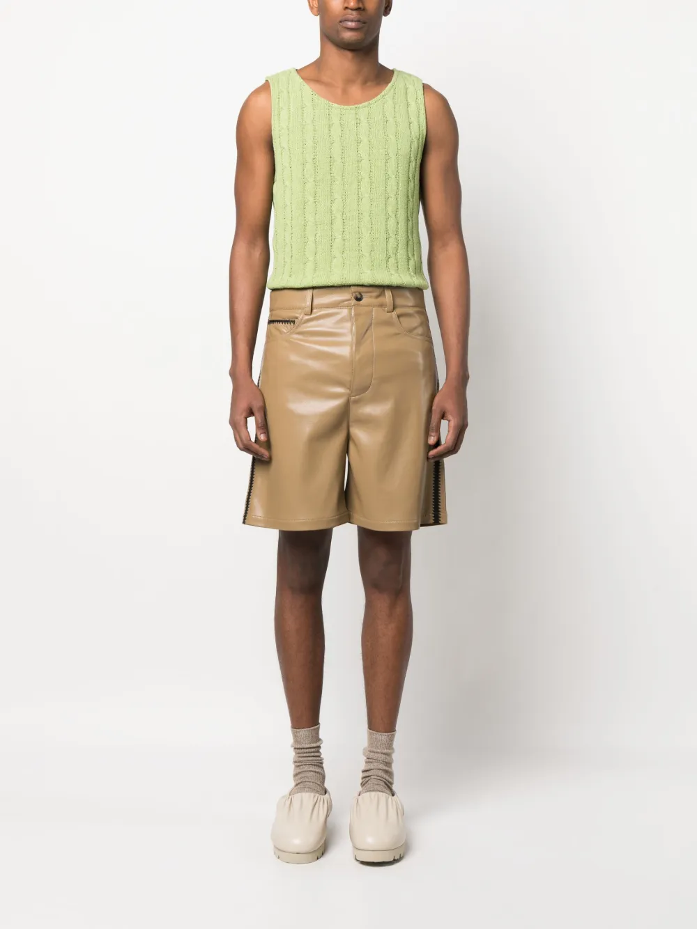 Nanushka Straight shorts - Bruin