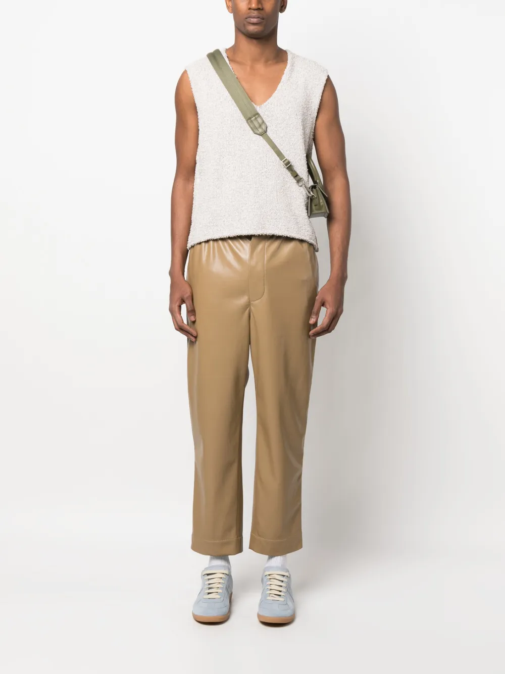 Nanushka Broek met trekkoordtaille - Bruin