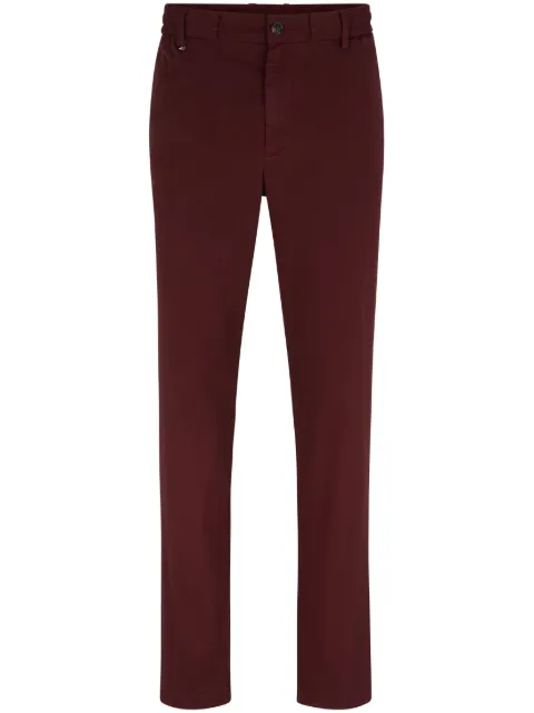 BOSS Calça chino slim de algodão