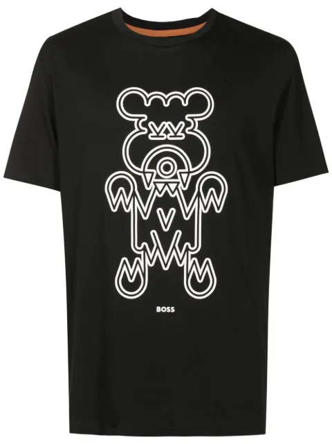 BOSS animal graphic-print T-shirt