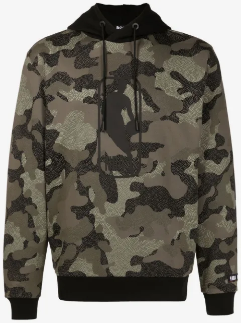 BOSS hoodie con estampado militar de Boss x NBA