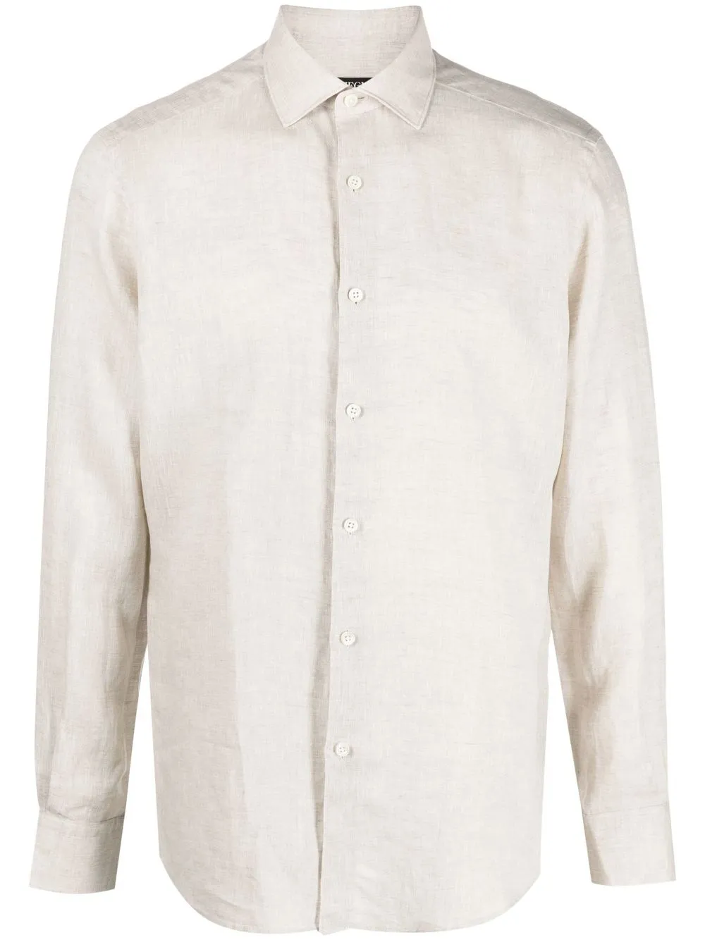 

Zegna long-sleeve linen shirt - Neutrals