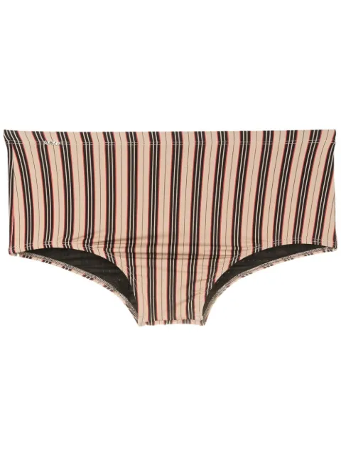 Amir Slama stripe-print swim trunks