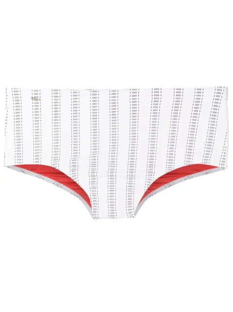 Amir Slama abstract-print swim trunks
