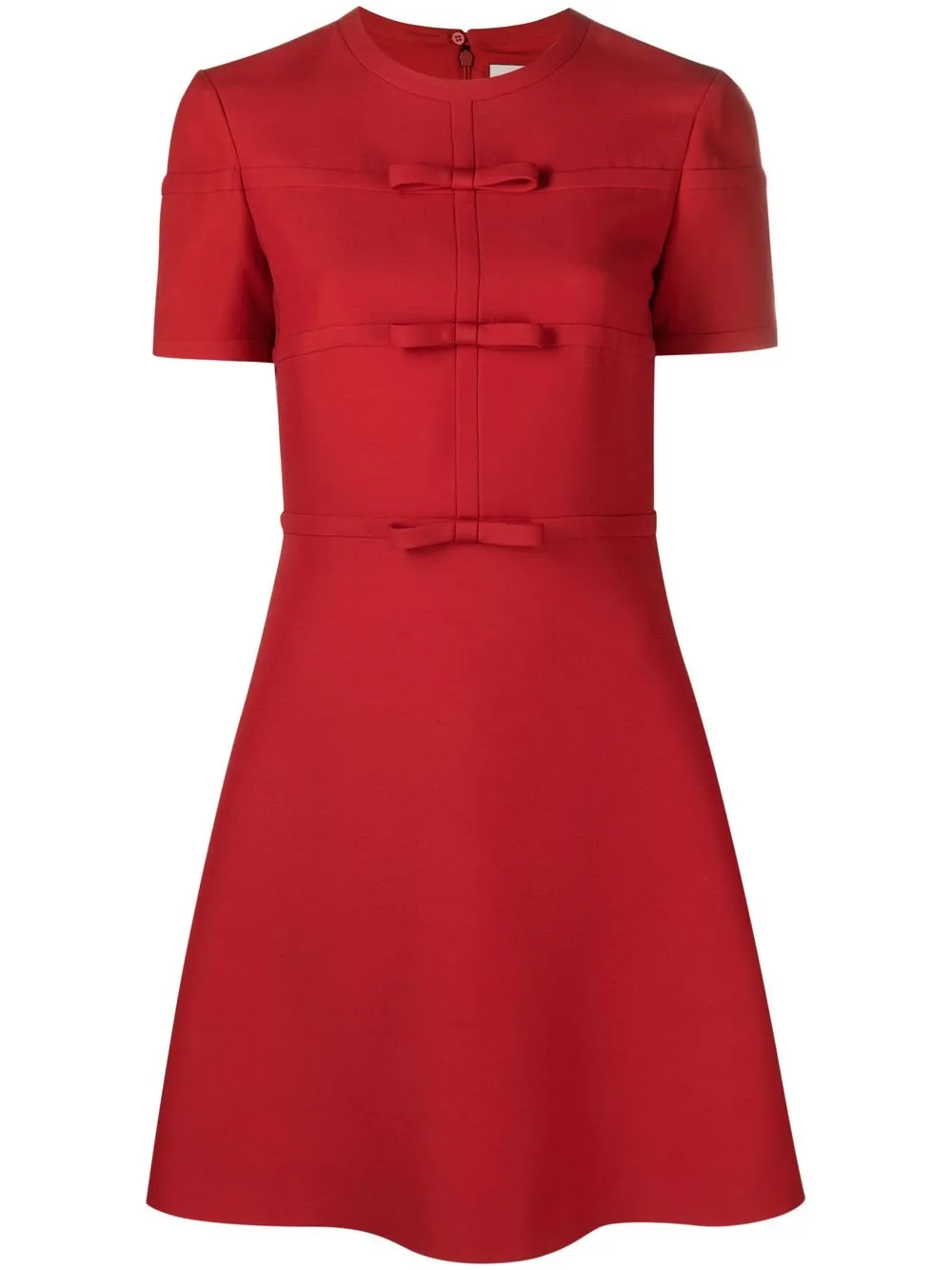 

Valentino bow-detail minidress - Red