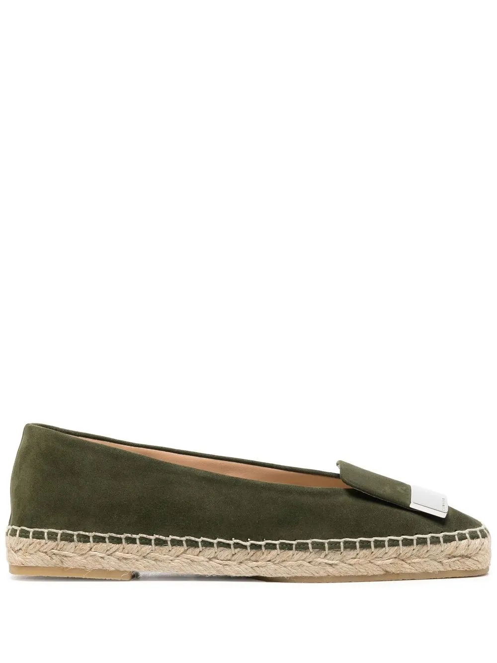 

Sergio Rossi alpargatas de gamuza slip-on - Verde