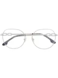 Victoria Beckham Eyewear chain-link arm glasses - Silver