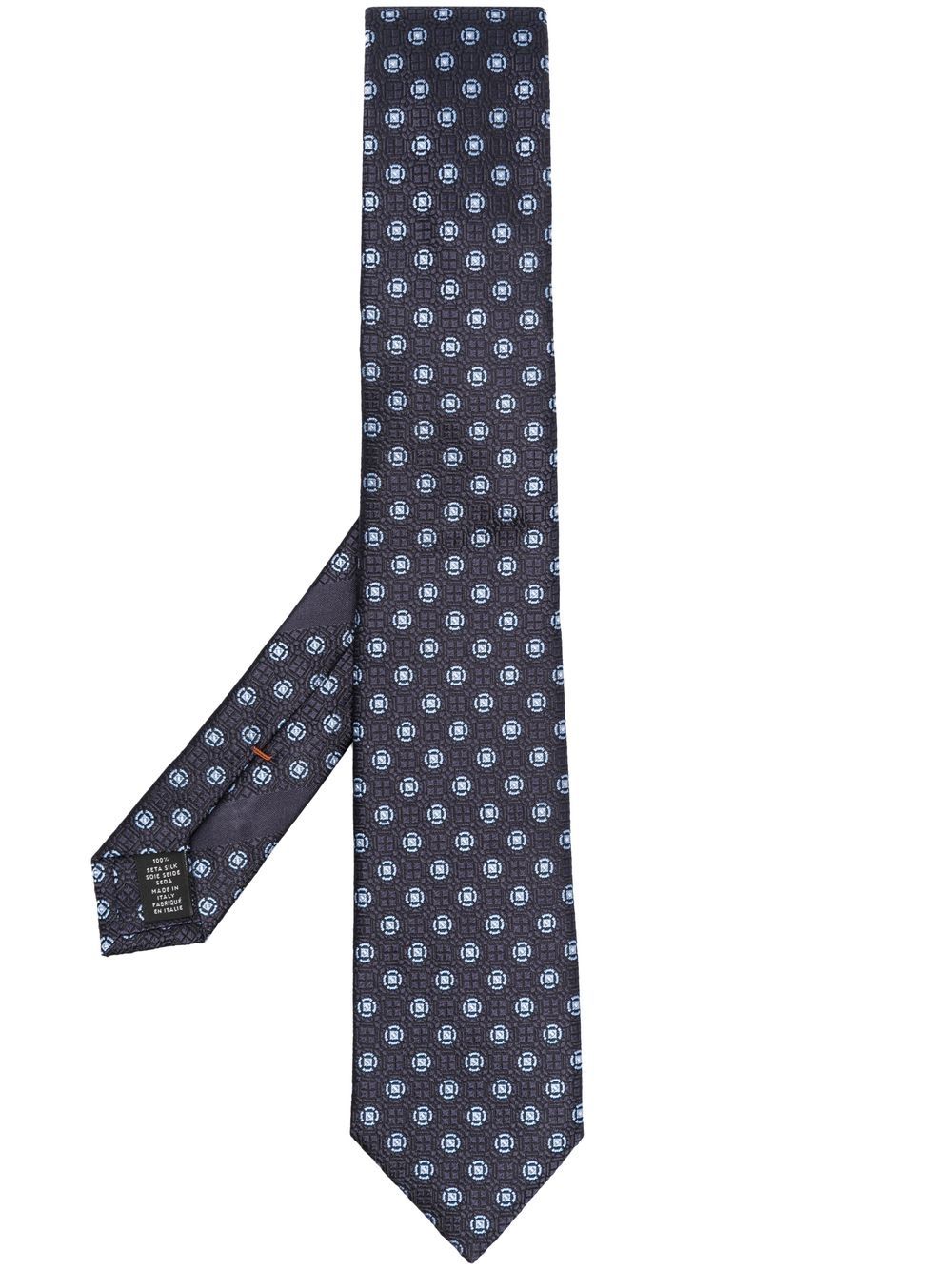 ZEGNA JACQUARD SILK TIE