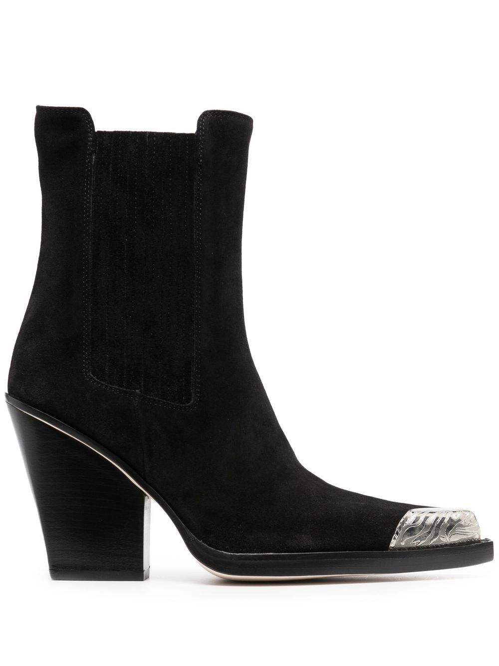 Paris Texas Dallas 100mm suede boots - Black