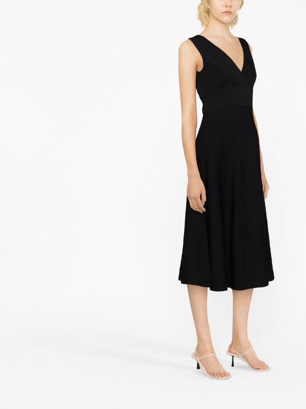 P.A.R.O.S.H. V-neck Midi Dress - Farfetch