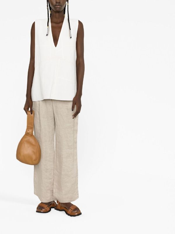 Jil Sander asymmetric-panelled Vest Top - Farfetch