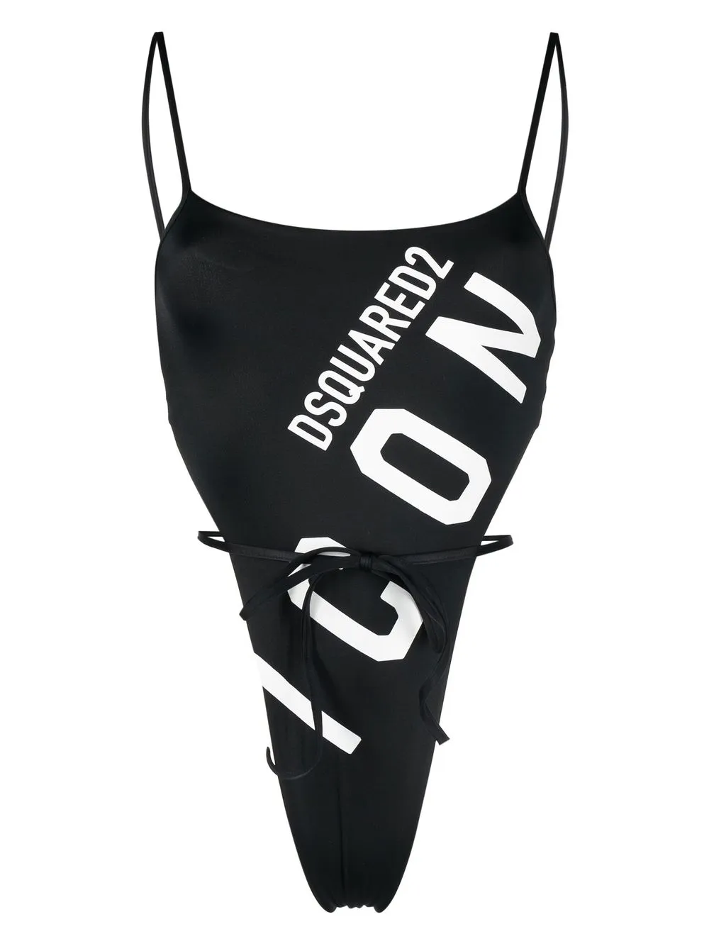 

Dsquared2 Icon high-leg swimsuit - Black