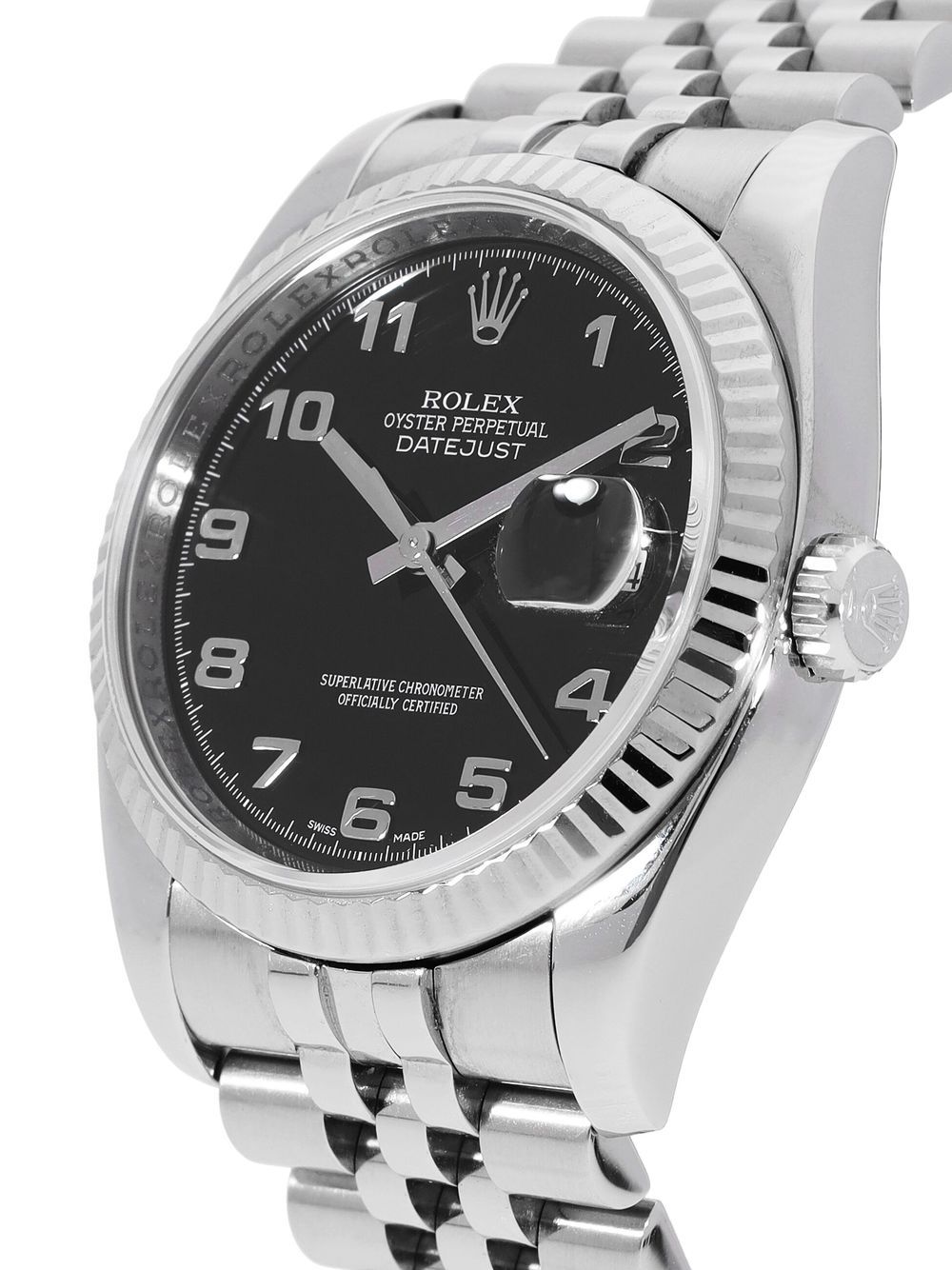 Rolex 2011 pre-owned Datejust horloge - Zwart