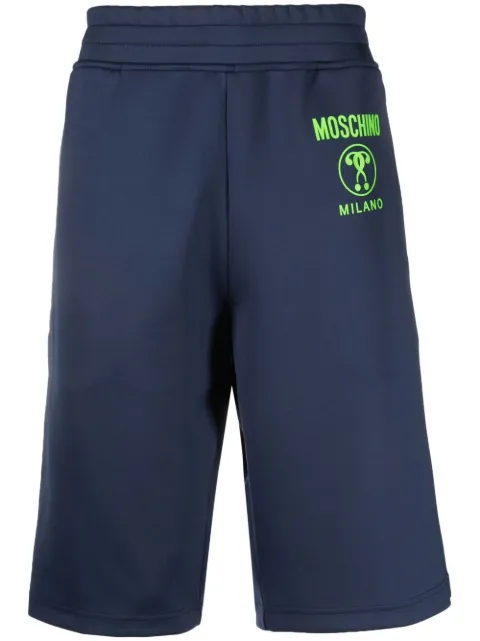 Moschino logo-print bermuda shorts