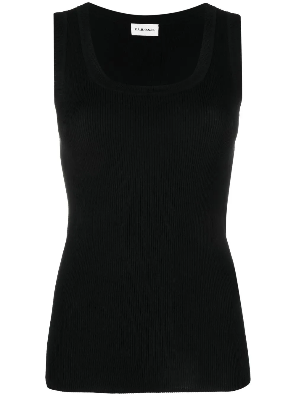 

P.A.R.O.S.H. knitted tank top - Black