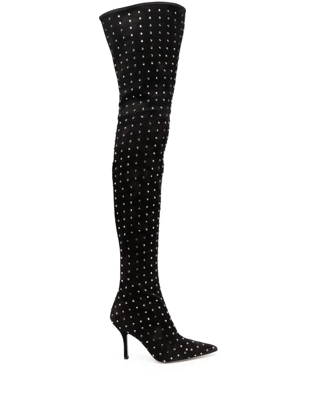 

Paris Texas Holy Mama crystal-studded boots - Black