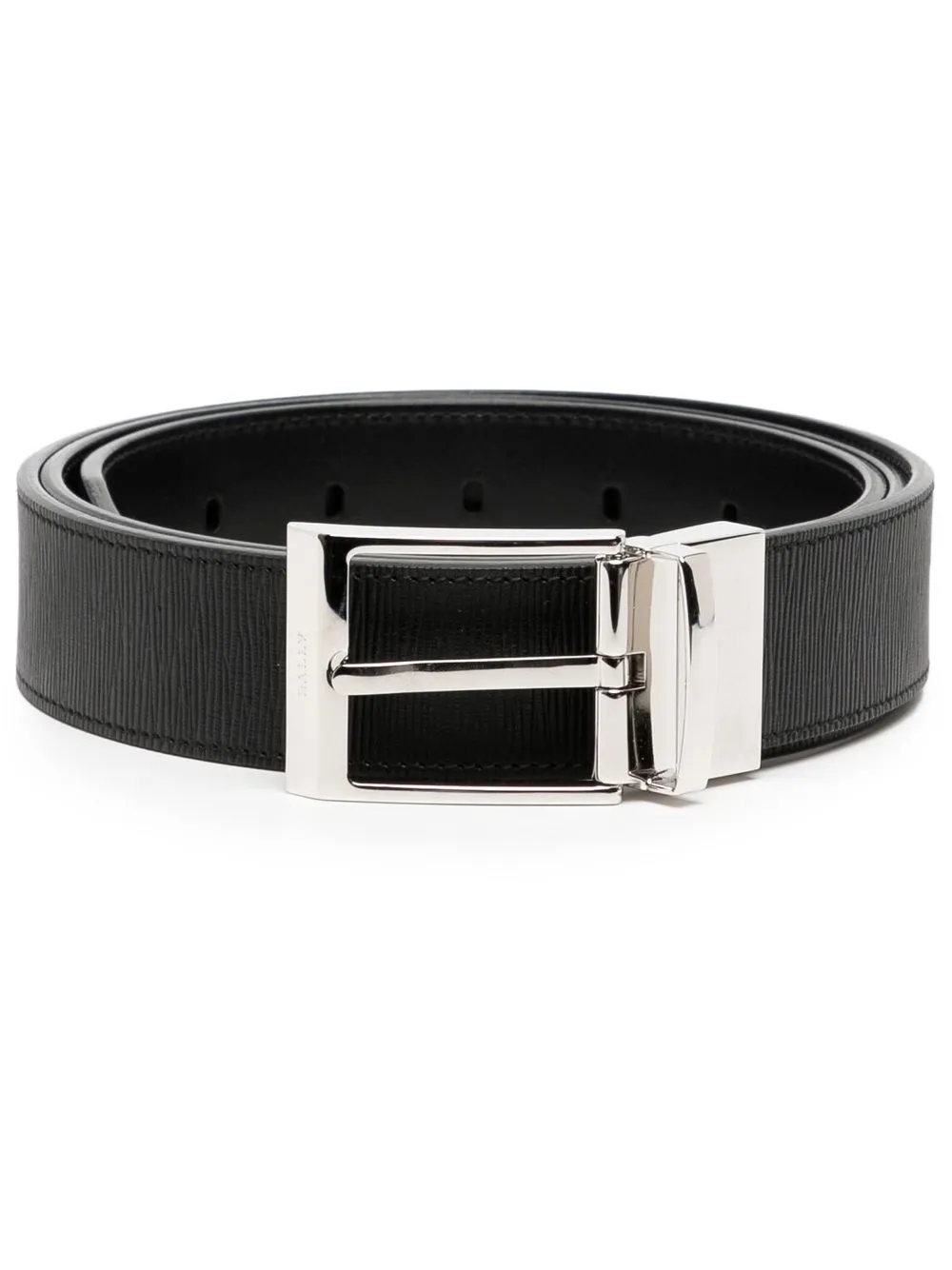 Bally ceinture en cuir à taille ajustable - Noir Top Merken Winkel