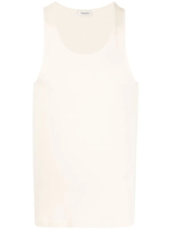 Slim Fit Knit Tank Top - Dark gray - Men | H&M US