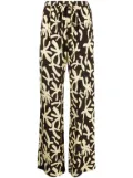 Nanushka abstract-print drawstring trousers - Black