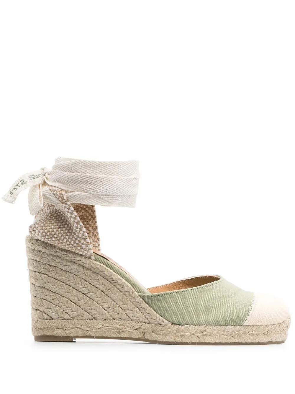 

Castañer wedge heel espadrilles - Green