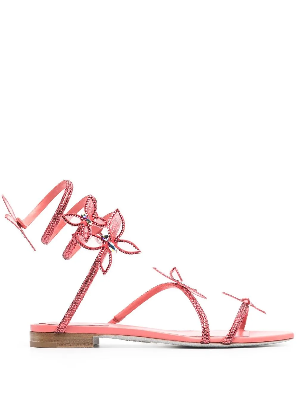 

René Caovilla Margot 20mm open toe sandals - Pink