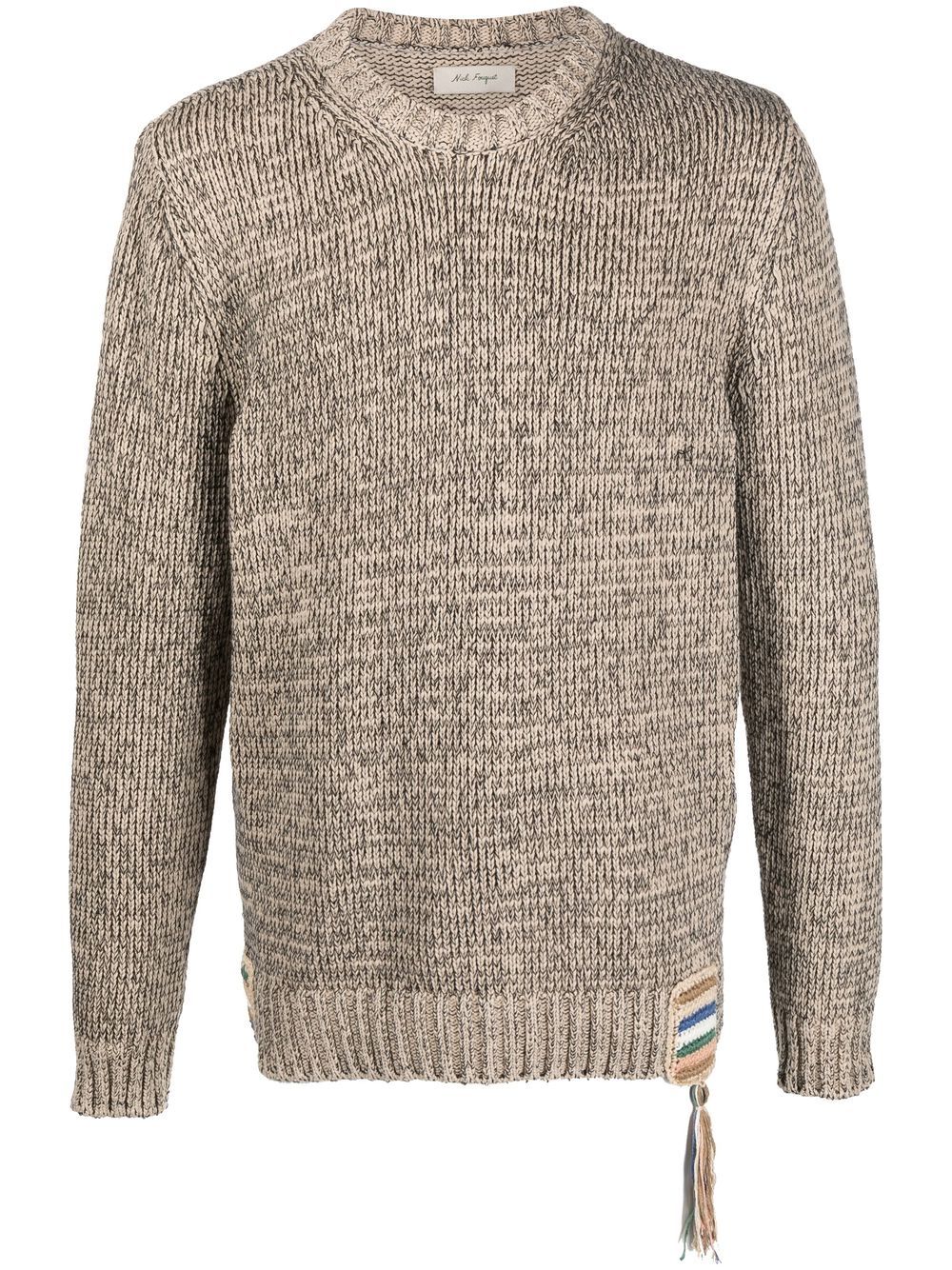 

Nick Fouquet tassel-detail jumper - Neutrals