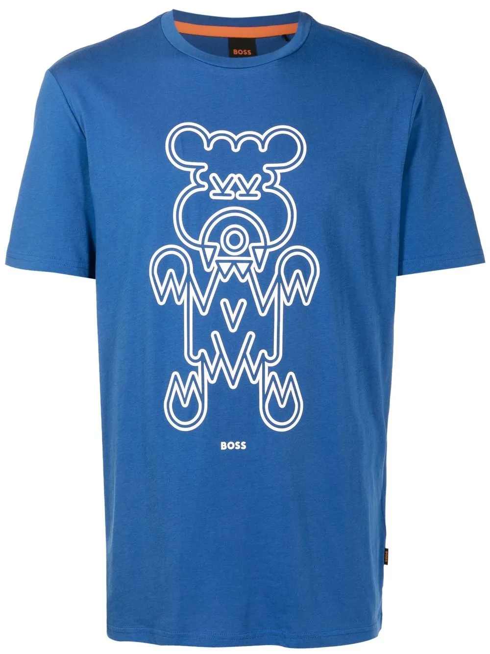 

BOSS animal graphic-print T-shirt - Blue